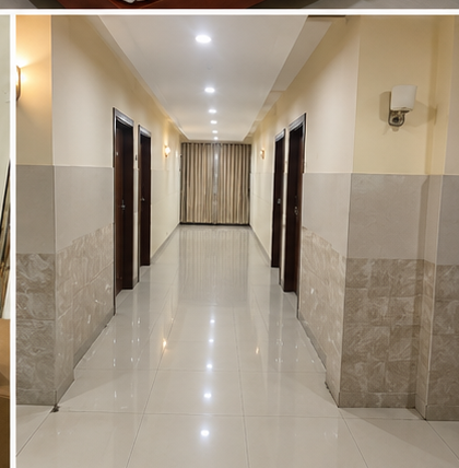 Hotel corridor